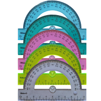Úhloměr 10 cm plastový