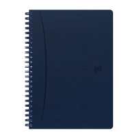 Blok spirálový Oxford Signature A5/80 listů, čtverečkovaný, modrý