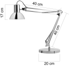 Unilux - Lampa stolní Unilux Success chromová