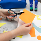 Pelikan - Nůžky Griffix pro leváky, modré