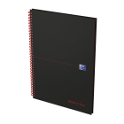 Oxford - Blok spirálový Oxford Black n'Red Notebook A4/70 listů, linkovaný