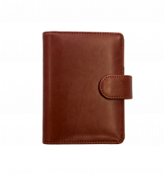 Obal na kroužkový diář a poznámkový blok A7, hnědý