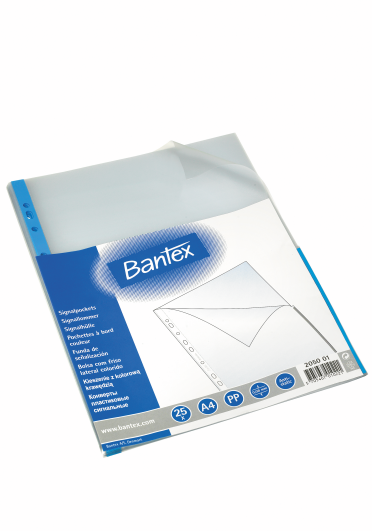 Bantex - Obal prospektový Bantex A4/25 ks, modrý