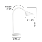 Unilux - Lampa stolní Unilux Sol bílá