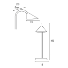 Unilux - Lampa stolní Unilux Sol bílá