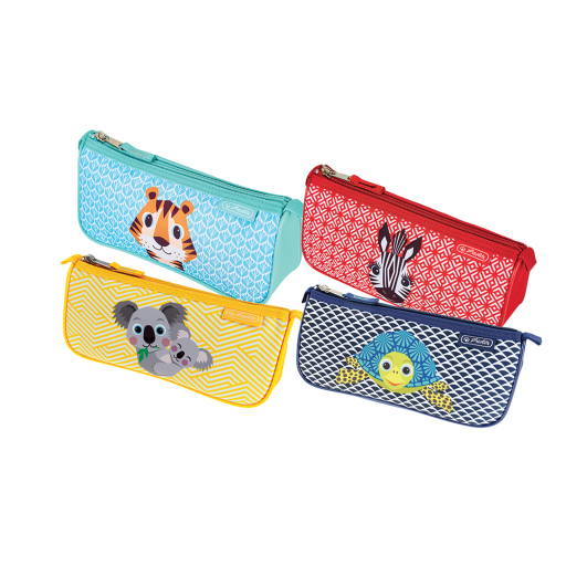 Herlitz - Pouzdro Sport Cute Animals mix