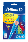 Pelikan - Pastelky Silverino silné 12ks