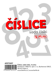 ČÍSLICE sada číslic