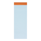 Oxford - Zápisník Oxford Orange 7,4 x 21 cm/80 listů, čtverečkovaný