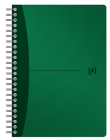 Oxford - Blok spirálový Oxford Urban A5/50 listů, čtverečkovaný, mix