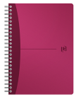 Oxford - Blok spirálový Oxford Urban A5/50 listů, čtverečkovaný, mix