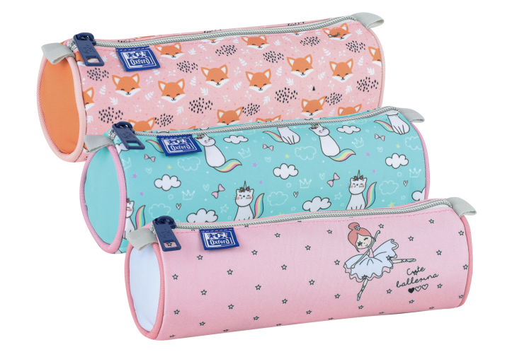 Oxford - Pouzdro kulaté mix holky