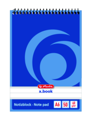 Herlitz - Blok spirálový A6/50 listů, linka