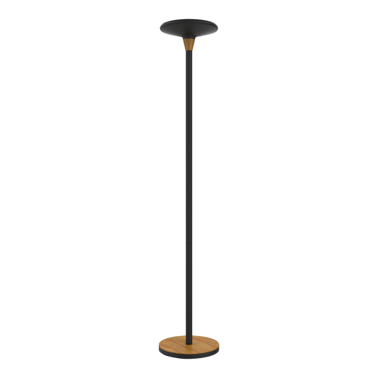 Unilux - Lampa stojící Unilux Baly Bamboo černá