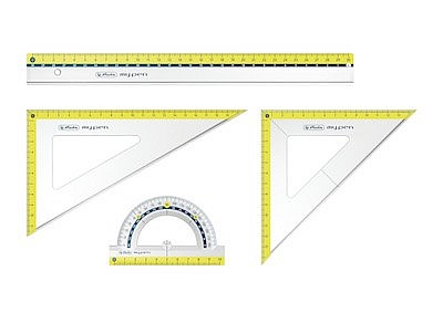 Herlitz - Sada pravítek pro geometrii