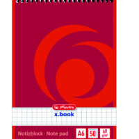 Blok spirálový A6/50 listů, čtvereček