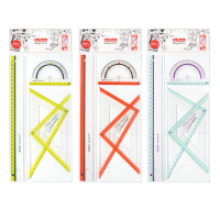 Sada pravítek pro geometrii