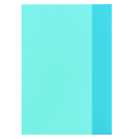 Obal na sešit A4/10, modrý