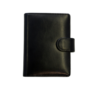 Obal na kroužkový diář a poznámkový blok A7, černý