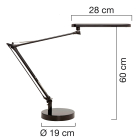 Unilux - Lampa stolní Unilux Mamboled černá