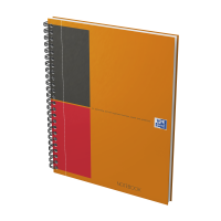 Blok spirálový Oxford International Notebook A5+/80 listů, linkovaný, oranžový