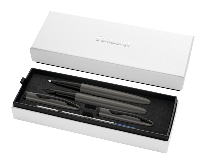 Pelikan - Pero plnicí a roller Jazz Noble černé v boxu