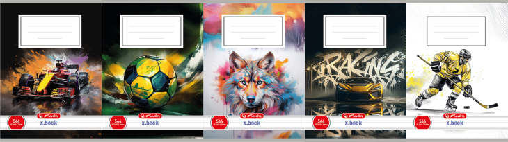 Herlitz - Sešit 544 motivový, mix kluci
