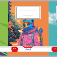 Sešit 524 motivový, mix kluci