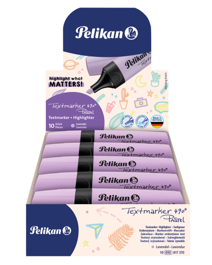 Pelikan - Zvýrazňovač 490 Pastelový levandulový