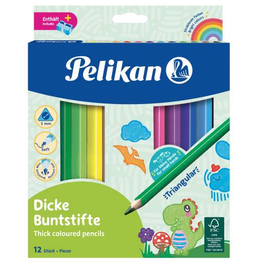 Pelikan - Pastelky 12 barev