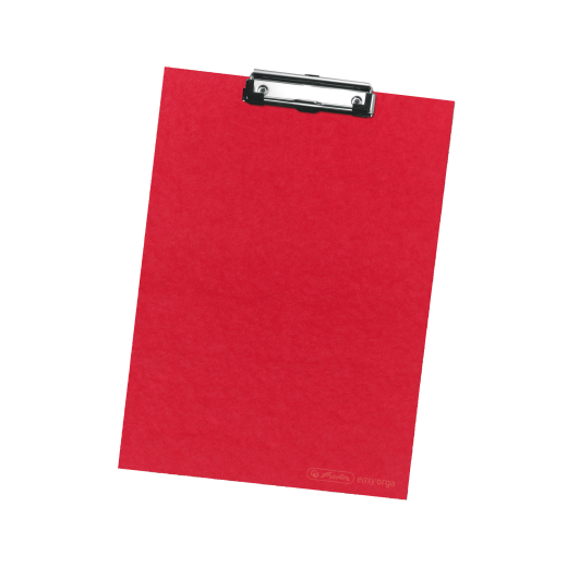 Herlitz - Podložka s klipem A4, červená
