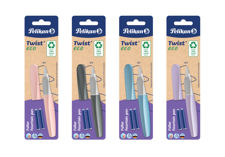 Pelikan - Pero bombičkové Twist eco
