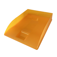 Zásuvka odkládací oranžová, transparentní