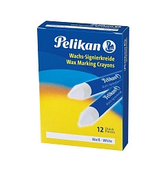 Pelikan - Vosková pastelka, bílá