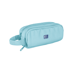 Oxford - Pouzdro dvojité Oxford světle modré