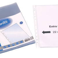 Obal prospektový A4 rozšířený Bantex, typ U, 100 my, 50 ks, orange peel.