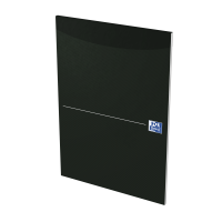 Blok poznámkový Oxford Essentials Black A4/50 listů, linkovaný, černý