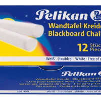 Školní křída Pelikan 12 ks, bílá