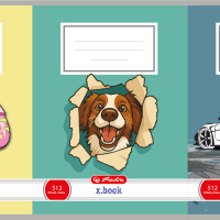 Sešit 512 motivový, mix